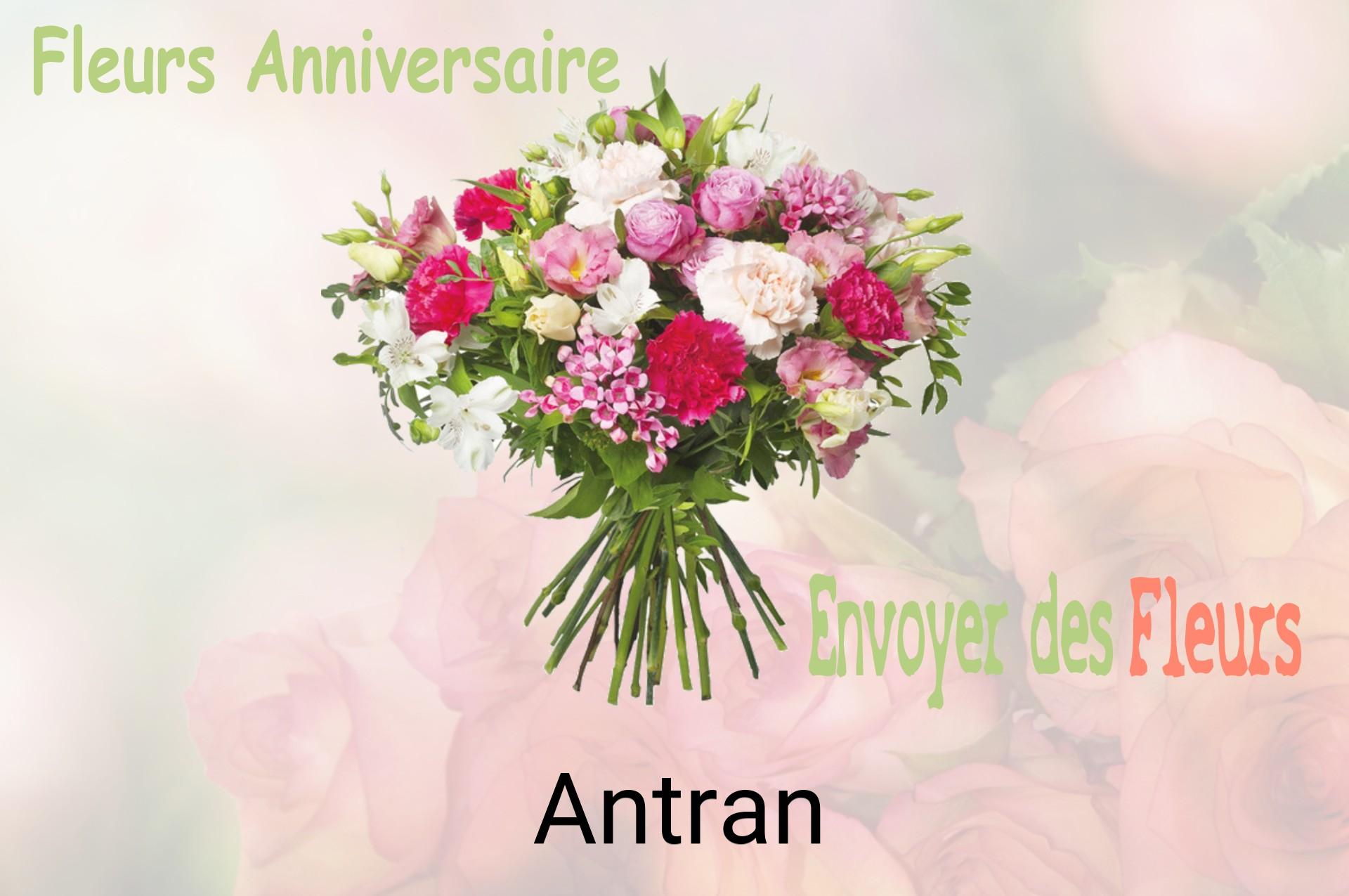 Bouquet de fleurs d’anniversaire livré à Antran